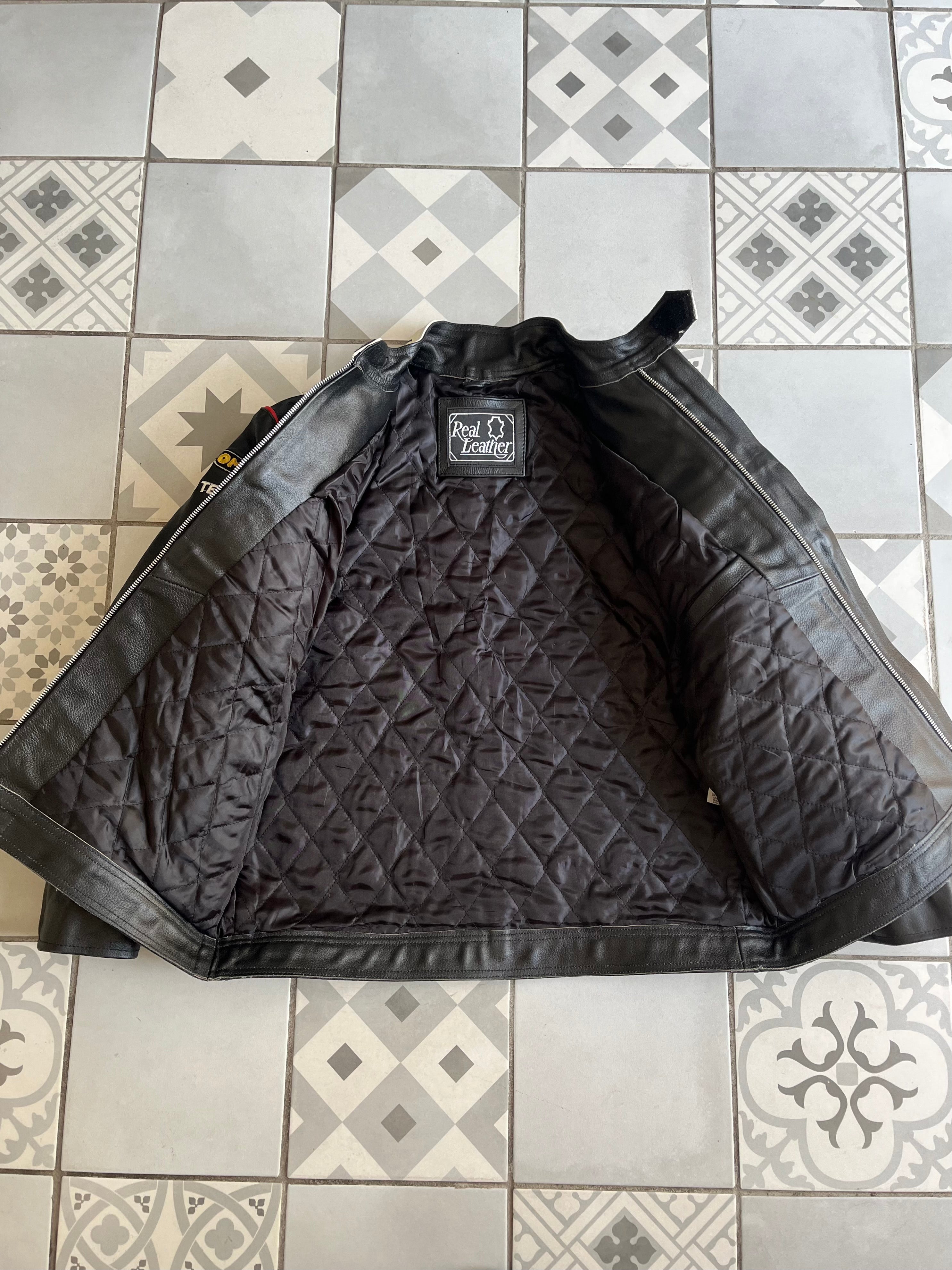 Col montant à pression et finitions métalliques veste Jaguar